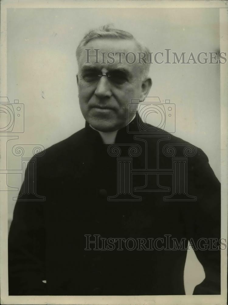 1930 Press Photo Monsignor J. O'Dougherty, Bishop of Manila, Philippines - Historic Images