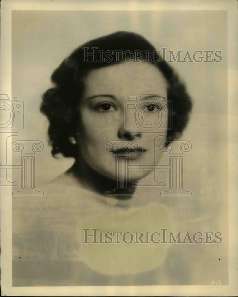 1936 Press Photo Lilia Arguedas Favorite Student at New York University - Historic Images