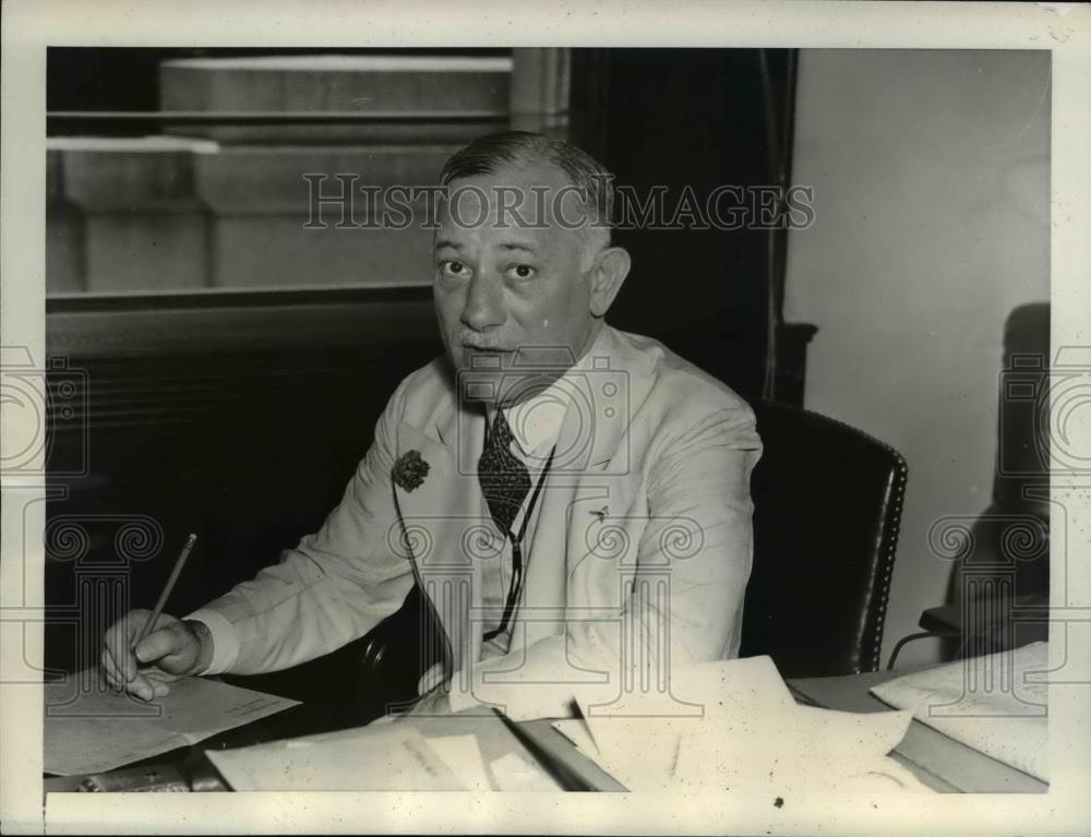 1937 Press Photo Rep. William I. Sirovich - Historic Images