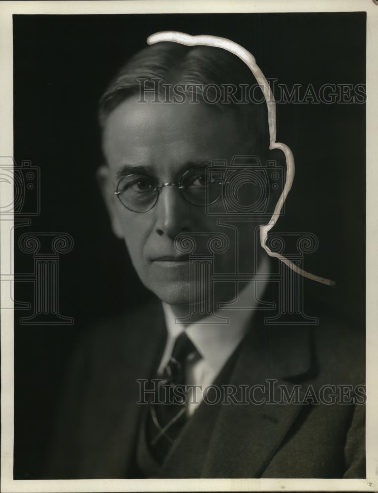 1929 Press Photo William R Warren exec VP Disciples of Christ pension fund - Historic Images