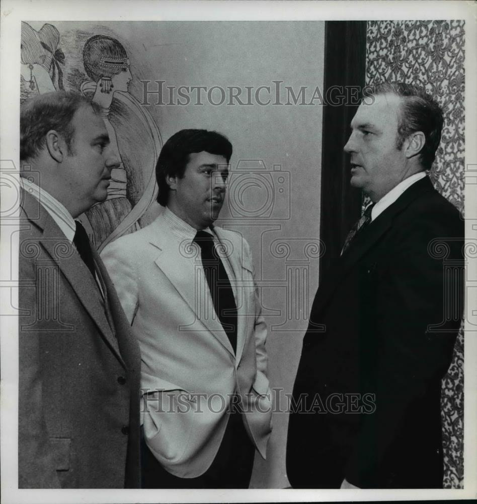 1978 Press Photo John Wastak, Exec. Director, Chris Ferry, Board Member and - Historic Images