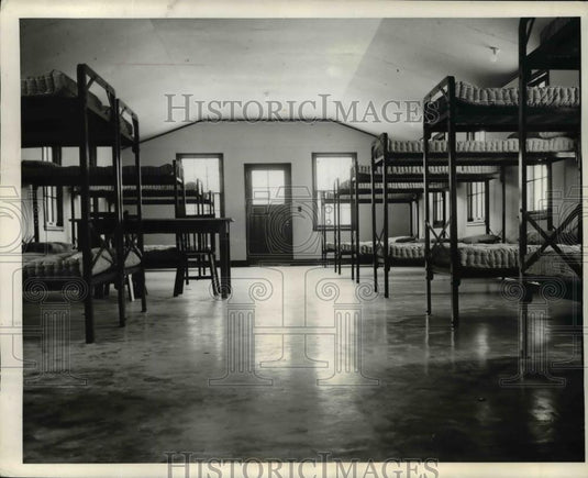 1940 Press Photo Canada Elementary Fying Training Schools Barracks. - Historic Images