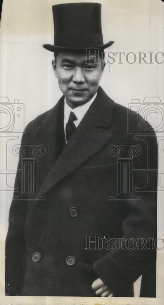 1932 Press Photo Toshihiko Taketomi,New Counsellor for Japan Embassy - Historic Images