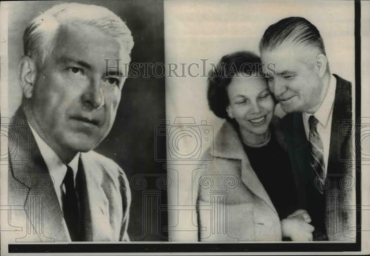 1968 Press Photo Mrs Cecil Hudson, her Atty Percy Foreman & ex-husband Edward - Historic Images