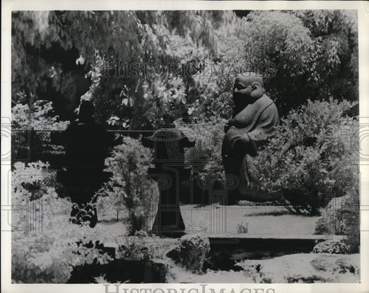 1962 Press Photo The Japanese garden in Florida - Historic Images