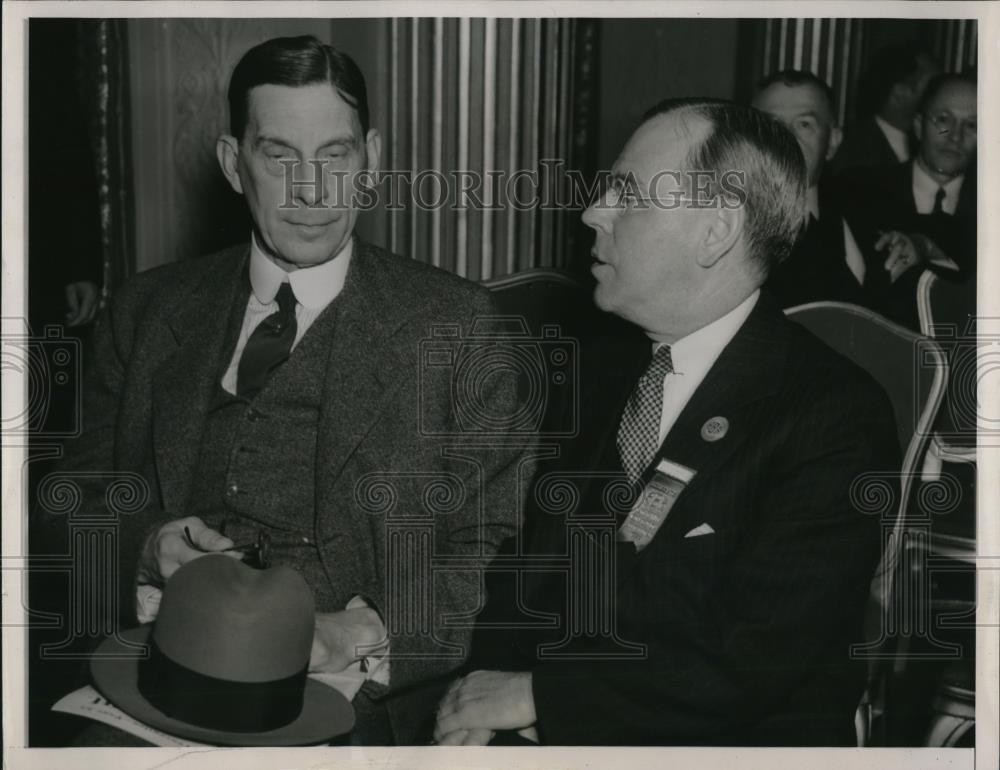 1936 Press Photo 3,000 members of the American Bankers Assoc. gathered in San - Historic Images