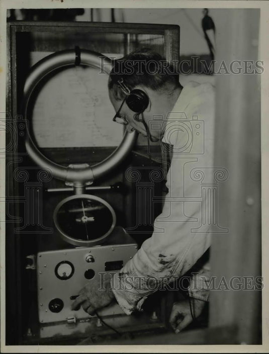 Press Photo M. E. W. Sculpps Research Science - Historic Images