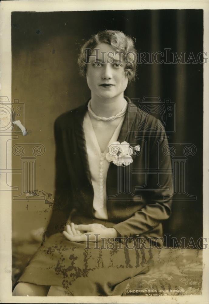 1927 Press Photo Miss Frances Hill, one of the most popular in her group - Historic Images