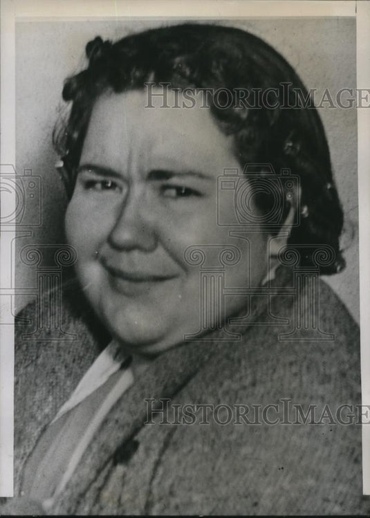 1939 Press Photo Wichita Kans Mrs George King cofessed to husband's murder - Historic Images