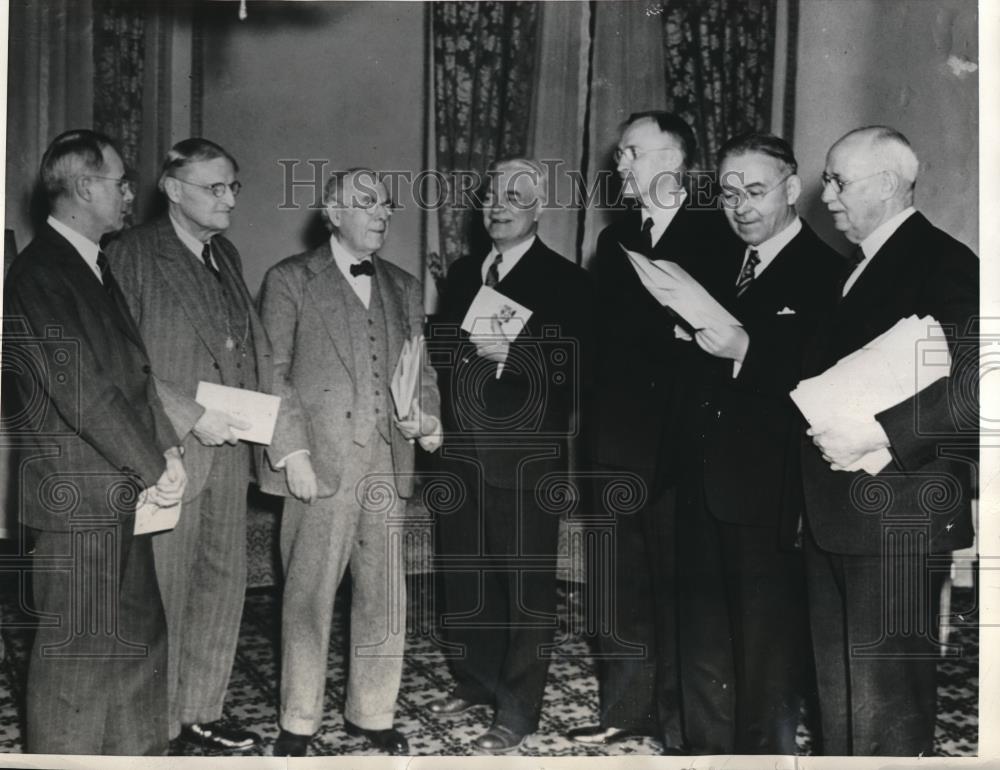 1938 Press Photo Members of the Executive Committee of the American Association - Historic Images