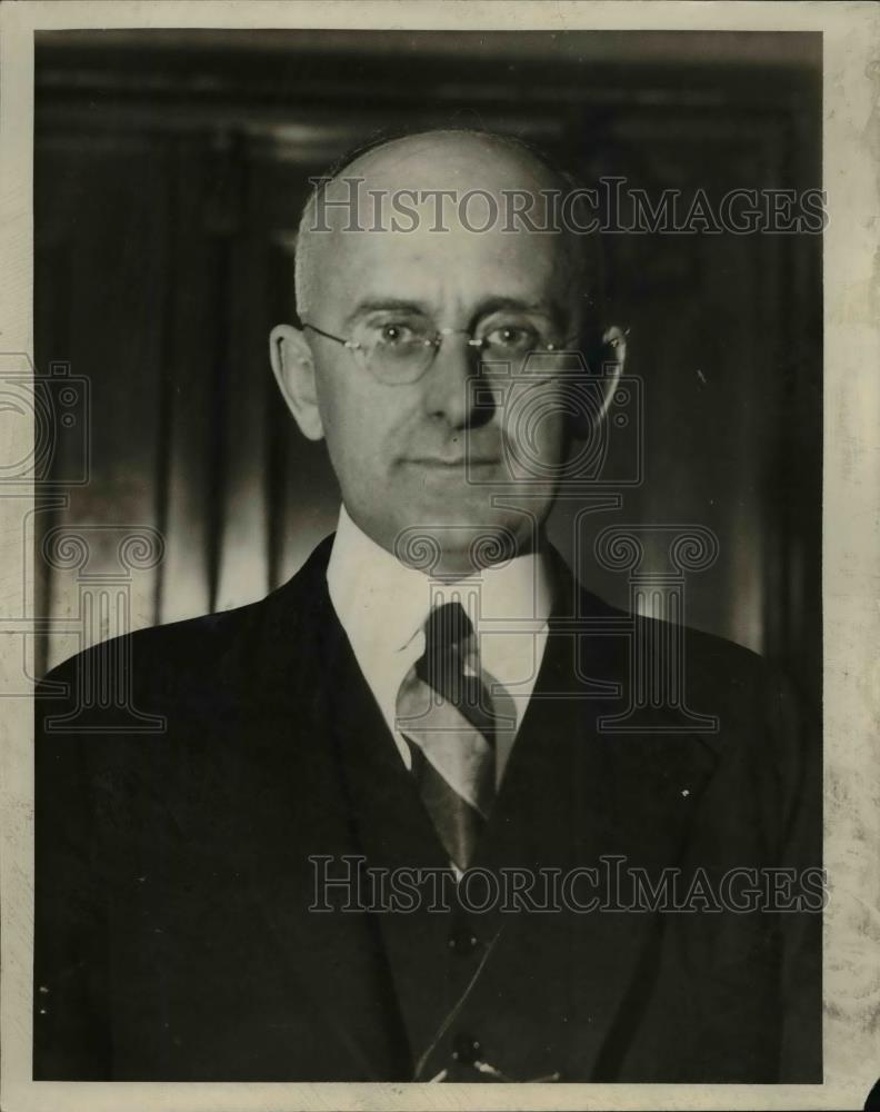 1932 Press Photo B F Lamb Executive Secretary Columbus - Historic Images