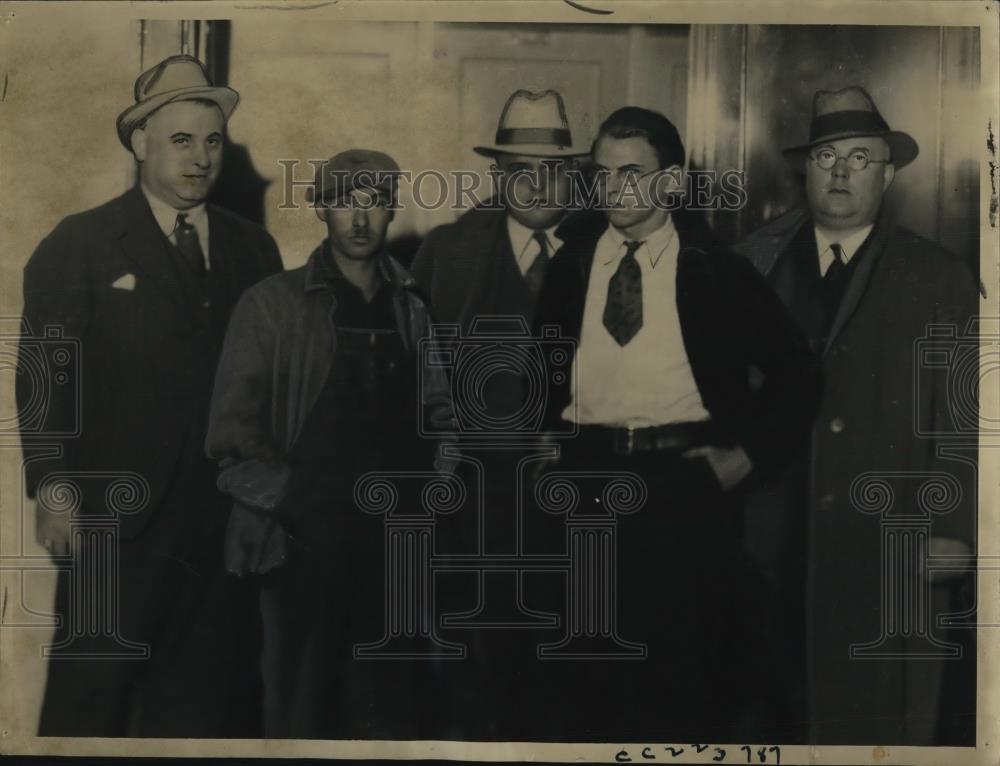 1933 Press Photo The confessed kidnappers of William Trevillion, wealthy man - Historic Images