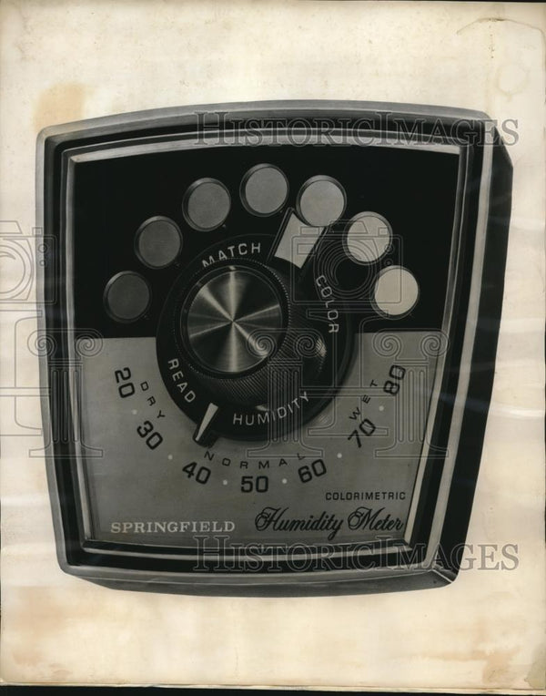 Colormetric Humidity Meter by Springfield Instrument Company 1962 ...