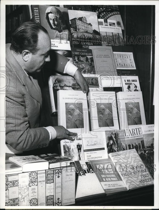 1964 Press Photo Rome Italy, late Pope John XXIII spiritual l"Diary of a soul" - Historic Images