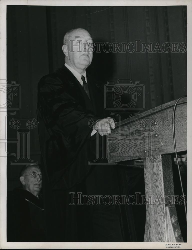 1950 Press Photo Dr. Henry Merritt Wriston, President of Brown University - Historic Images