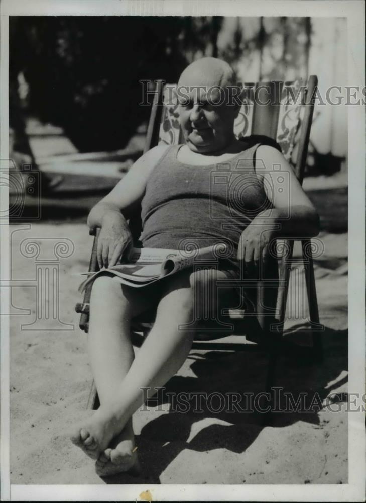 1934 Press Photo Charles T. O&#39;Neal, President Chicago, East Illinois Railway - Historic Images