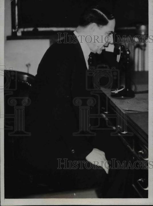 1935 Press Photo Harold Cooper, Iowa State Liquor Commission Chairman - Historic Images