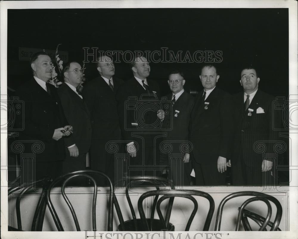 1940 Press Photo Charles Upham, Don Kennedy, Hal Sours, Murray Von Waggoner - Historic Images