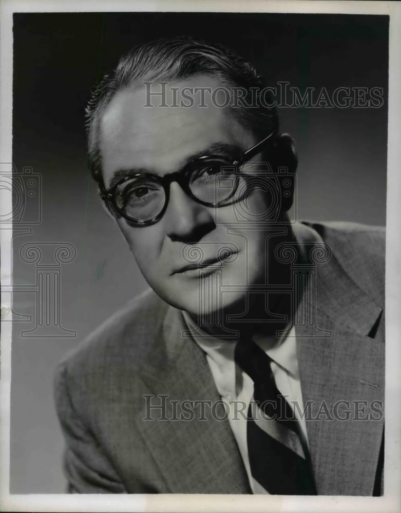 1950 Press Photo Daniel T O&#39;Shea Vice President &amp; General Executive of CBS - Historic Images