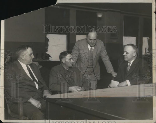1930 Press Photo Lloyd Winslow Arrested for Kidnapping Earl L. Yocum - Historic Images
