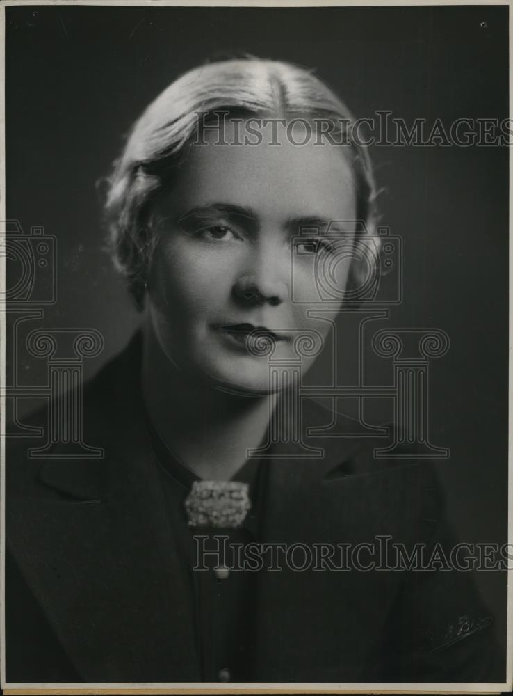 1936 Press Photo Katherine Vincent, author - Historic Images