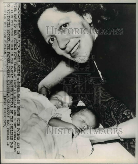 1948 Press Photo Another Twin to Joseph Lopes' Family - Historic Images