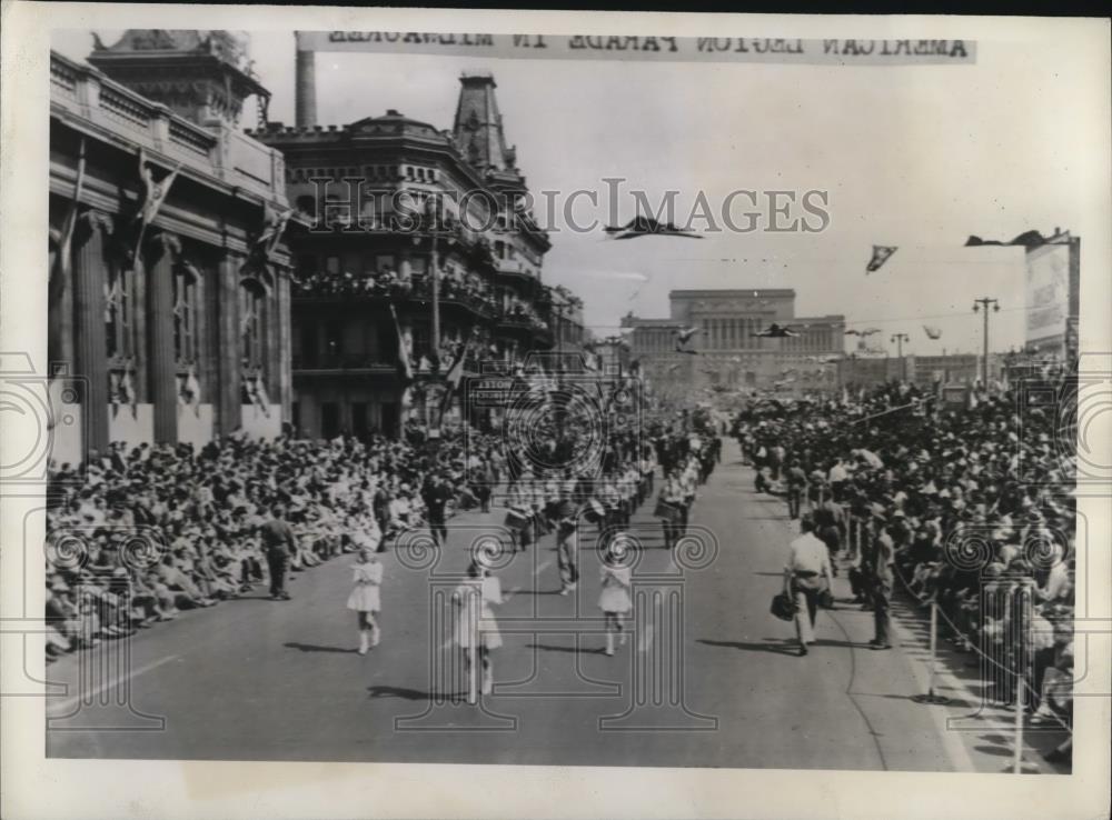 1941 Press Photo American Legion Parade - Historic Images