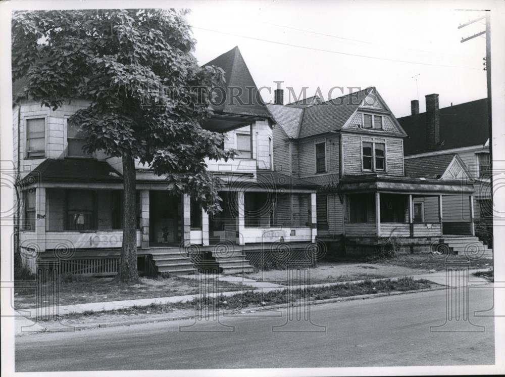 1966 Press Photo Old Tenant House Vacant for Five Years - Historic Images