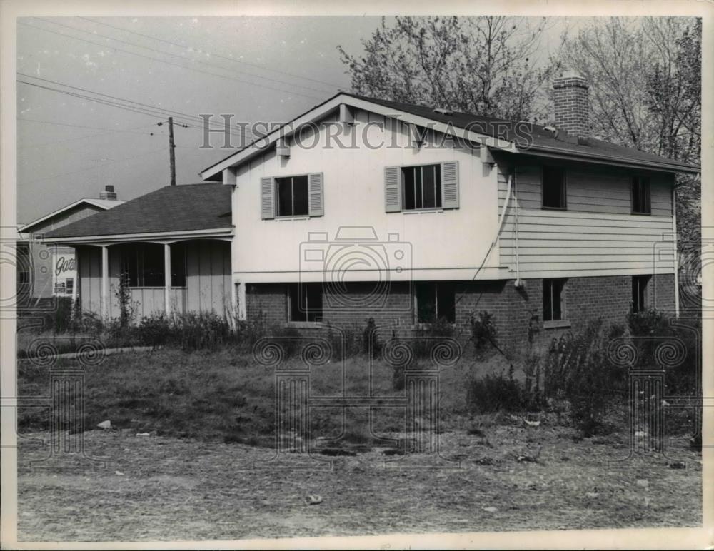 1963 Press Photo Model House at Mayfield Heights - Historic Images