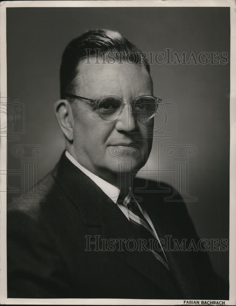 1956 Press Photo Dr. Warren F. Draper, United Mine Workers of America - Historic Images