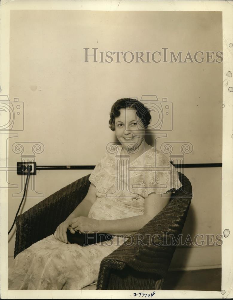 1934 Press Photo Ruby McSlathlin - Historic Images