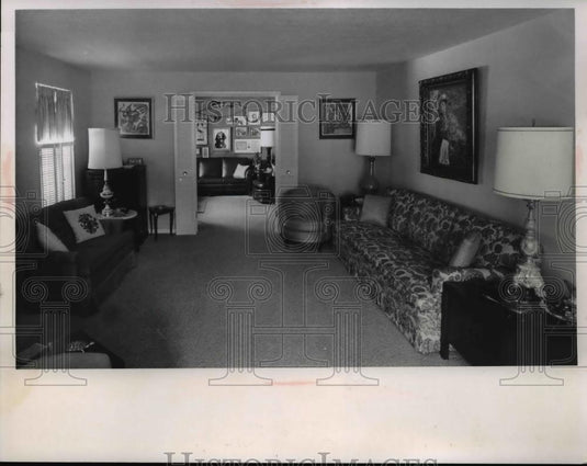 1966 Press Photo Charles Rotbart's home - Historic Images