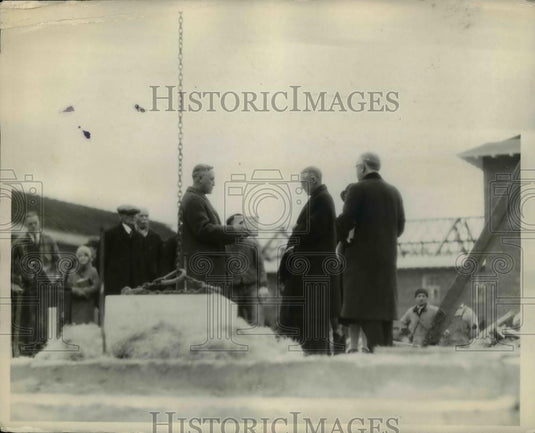 1938 Press Photo Thomas W. Graham, Ernest Hatch Wilkins, Oberlin Theology School - Historic Images