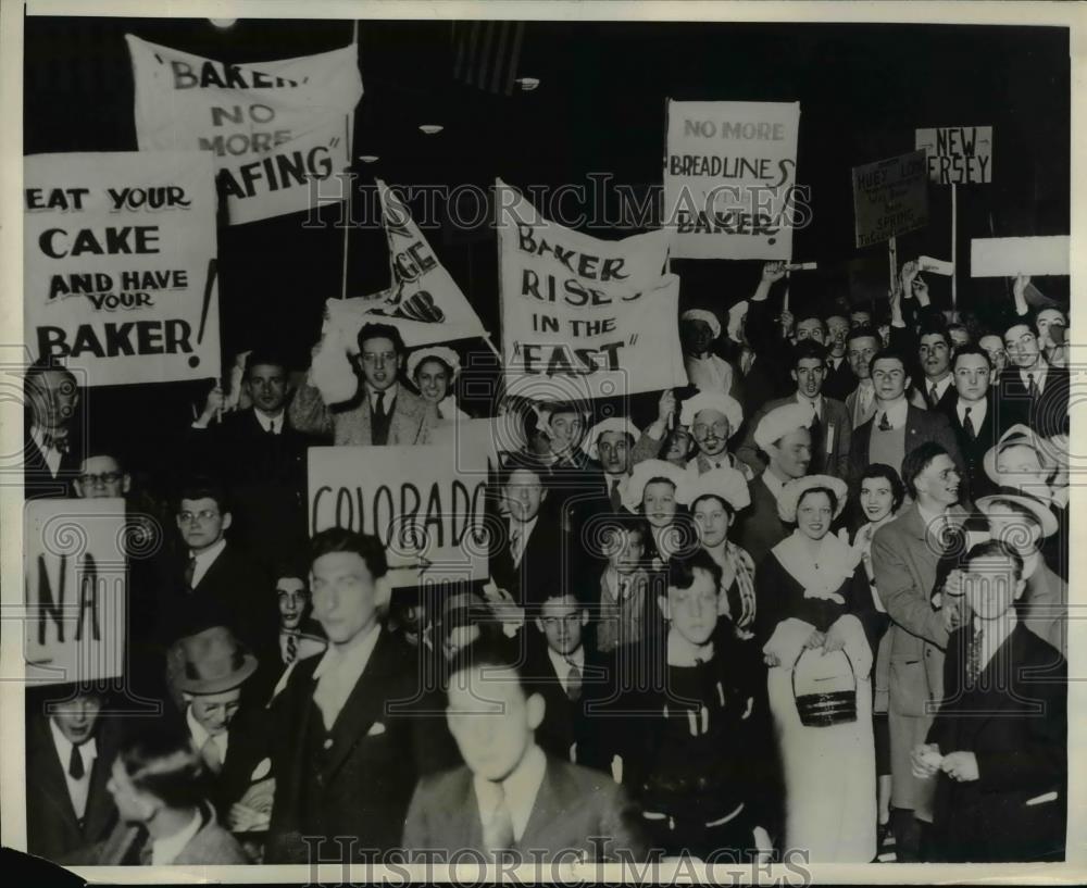 1932 Press Photo of a mock convention. - Historic Images