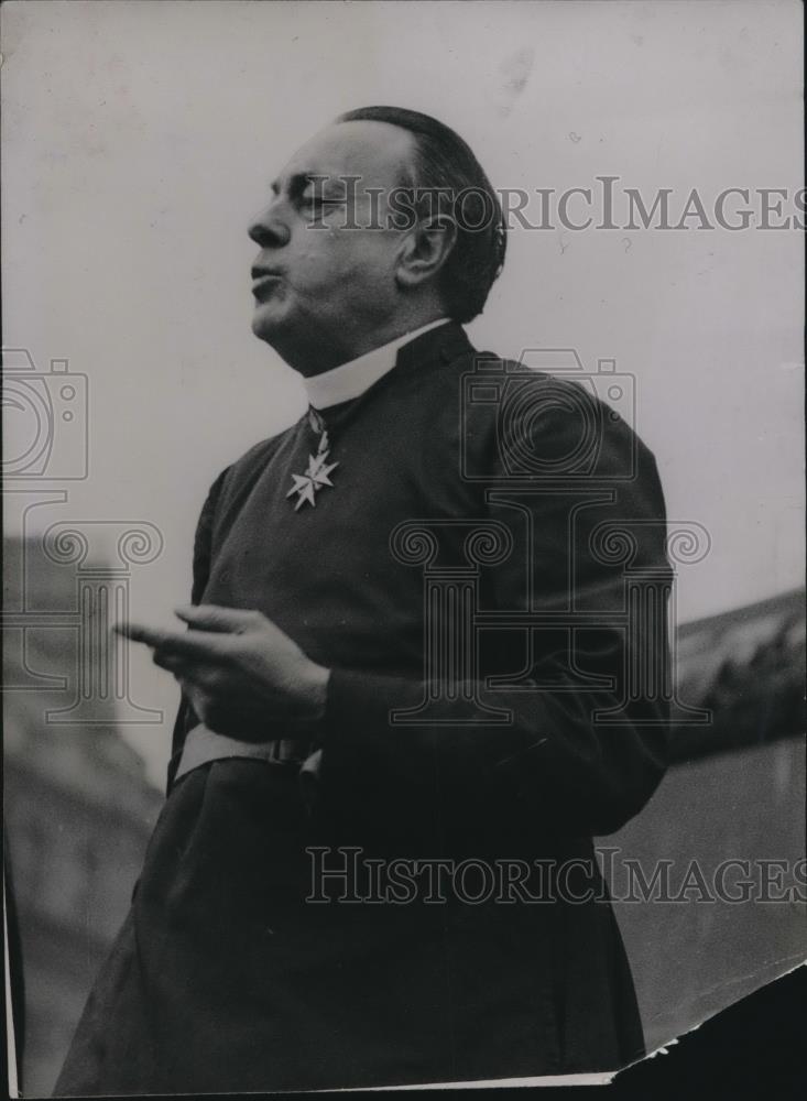 1937 Press Photo Priest Dick Sheppard - Historic Images