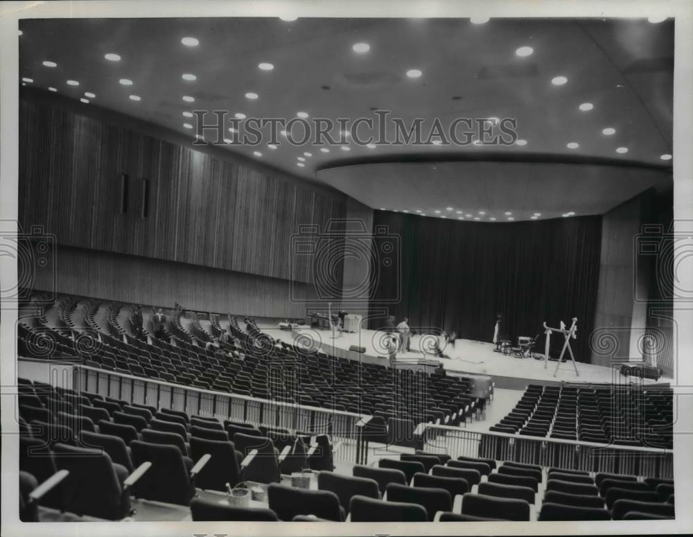 1957 Press Photo The 1200-seat auditorium of Berlin Congress Hall - Historic Images