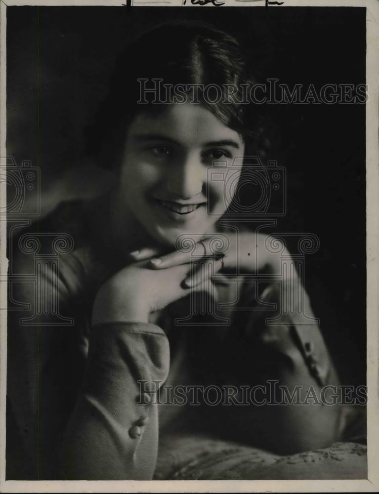 1924 Press Photo of MIss Mary Wurtenberg. - Historic Images