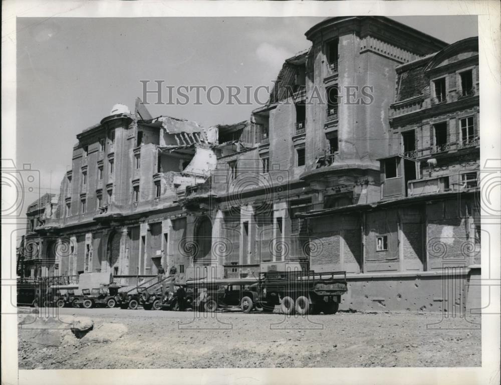 1945 Press Photo Headquarters for the Processing Department o the Channel Base - Historic Images