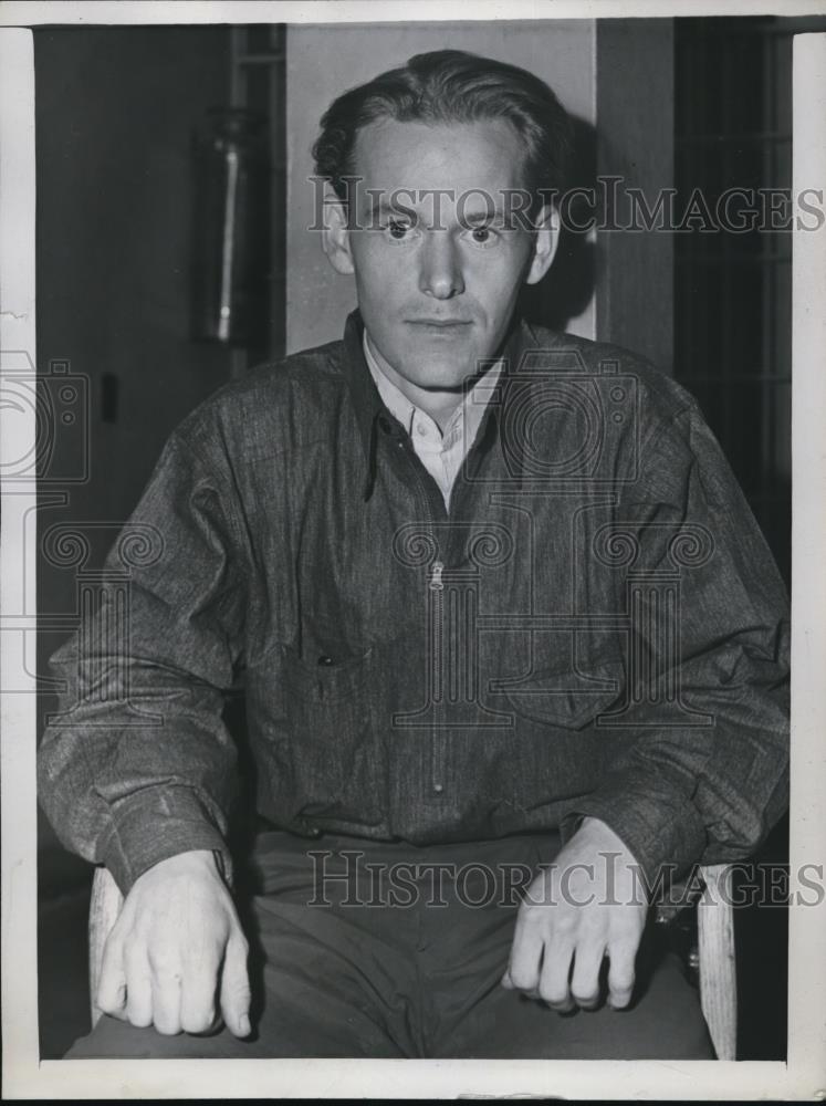 1946 Press Photo Eugene Striplin,kidnapped a hollywood showman and robbed $400 - Historic Images