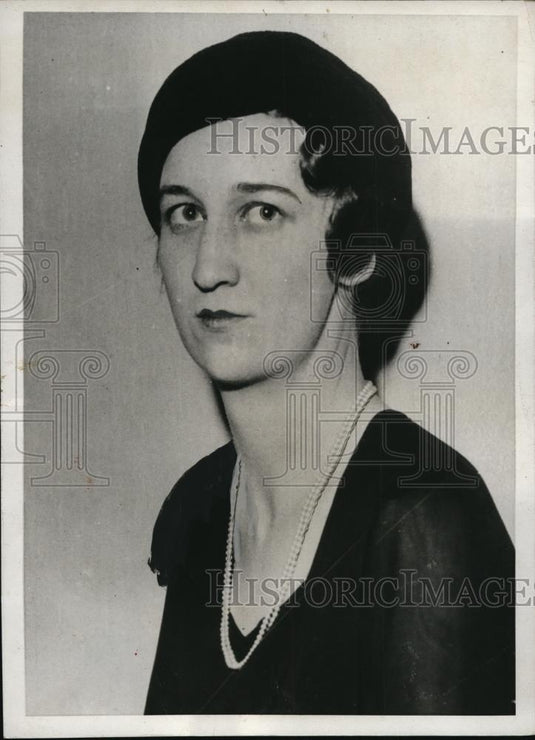 1932 Press Photo Miss Alcy Sivyer, Wisconsin's Richest Girl, Elopes - Historic Images