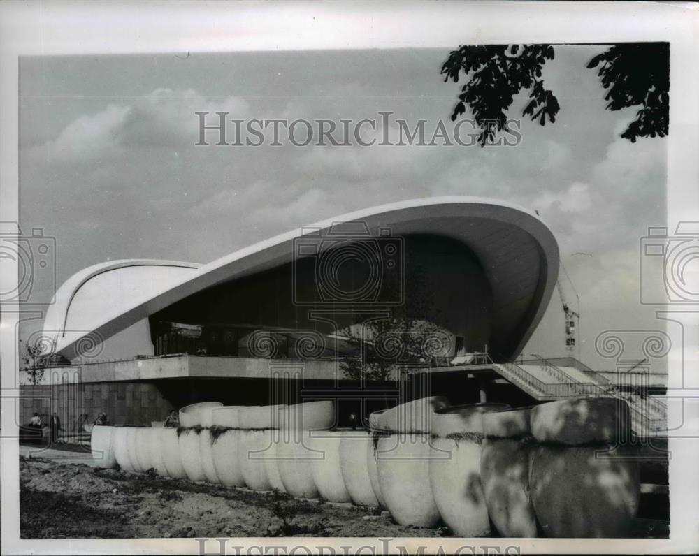 1937 Press Photo Berlin's Congress Hall for official opening in September - Historic Images