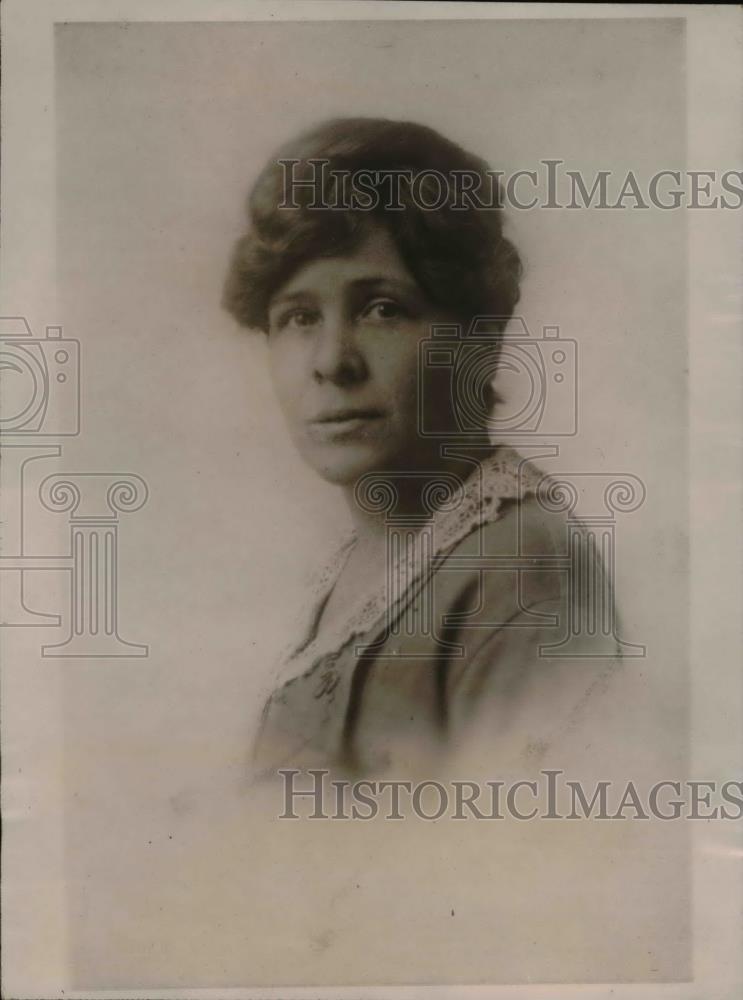 1921 Press Photo Mrs.Lillian S. Fisher,Member of the New York Lecture Corps - Historic Images