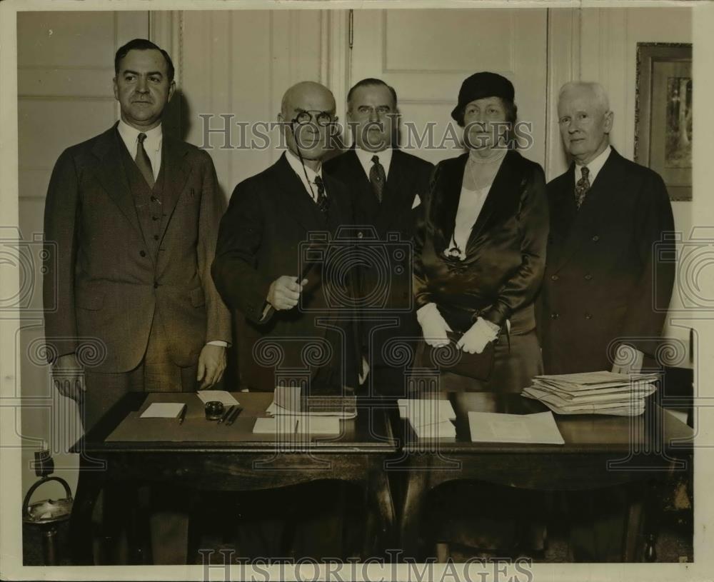 1931 Press Photo Repubican National Committee officers in Washington - Historic Images