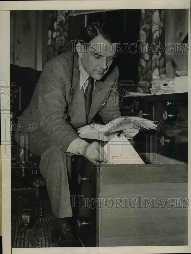 1947 Press Photo Hungarian Minister will ignore summons to return home - Historic Images