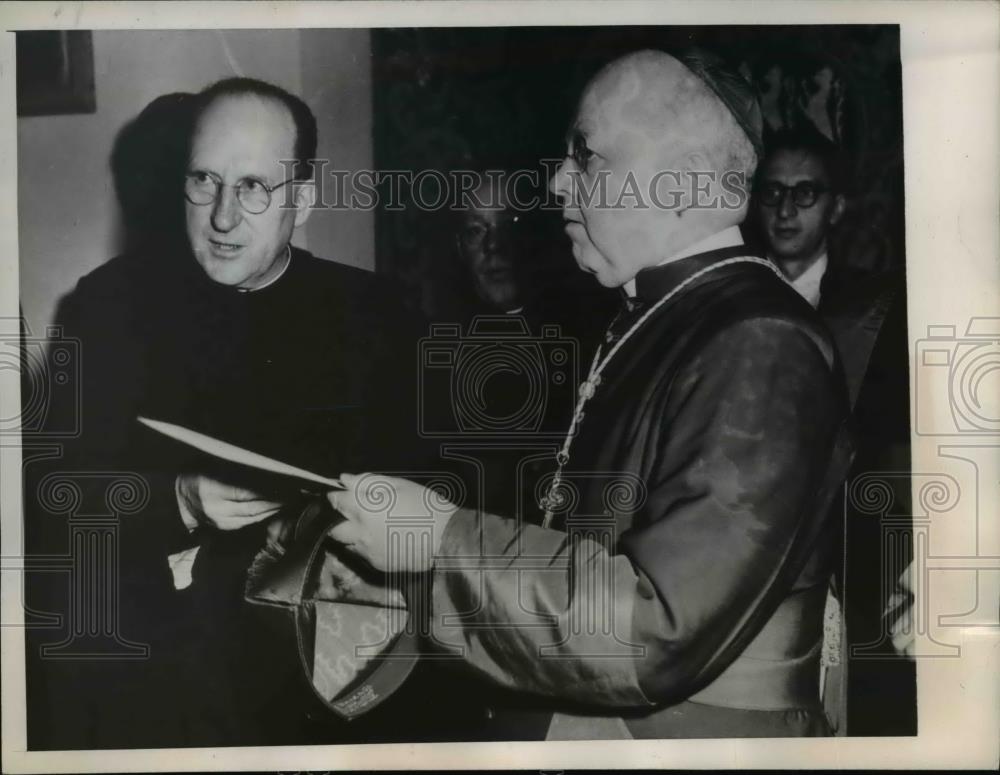 1946 Press Photo of Cardinal James Charles McGuigan. - Historic Images