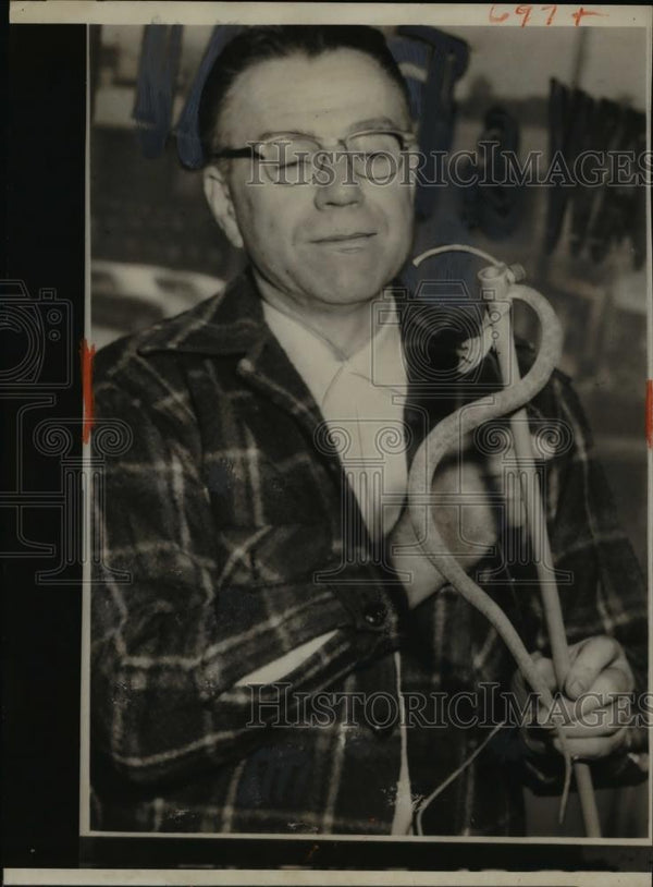 Viper Snake that bit Carl Vickers. 1958 Vintage Press Photo Print ...