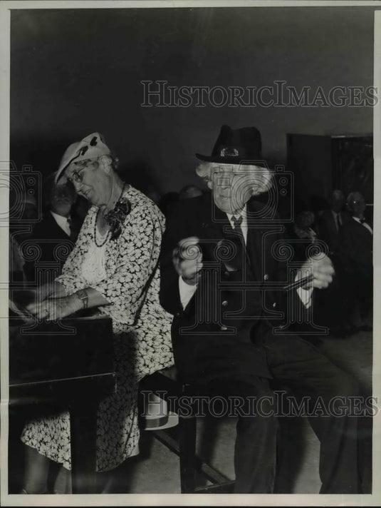 1938 Press Photo Annual Picnic for Old Timers in Pasadena California - Historic Images