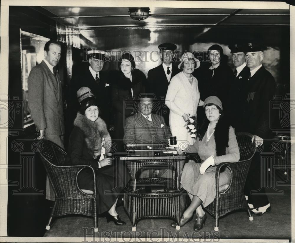 1931 Press Photo Wash DC Mrs &amp; Mrs Ed Manville of NY, Mrs Hoppin, Baroness Beck - Historic Images