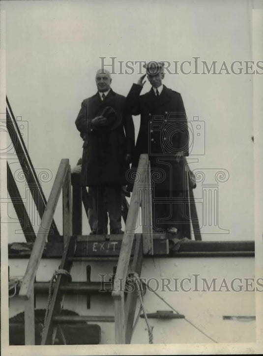 1930 Press Photo S.S. Constitution Took First Sail Since Reconditioning - Historic Images