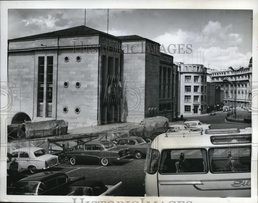 1962 Press Photo The Palace of the Congress in Brussels, Belgium - Historic Images